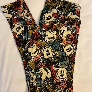 LuLaRoe Disney Leggings - One Size (Mickey Mouse)